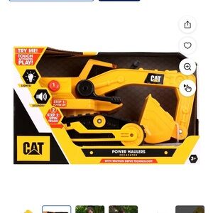 Caterpillar Yellow and Black Power Haulers Excavator